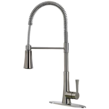 Image for Pfister Zuri 1-Handle Pull-Down Kitchen Faucet in Stainless Steel from HD Supply