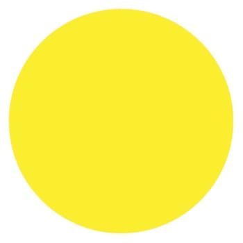 Rrd Paper Circles 1/2"Fl Ylw