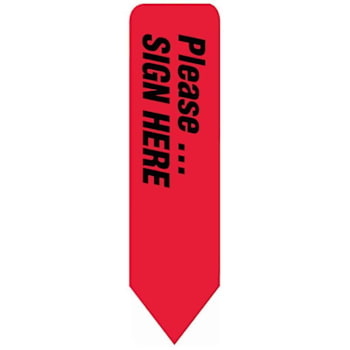 Rrd Uniarrow Jr Please Sign Here Red Package Of 300
