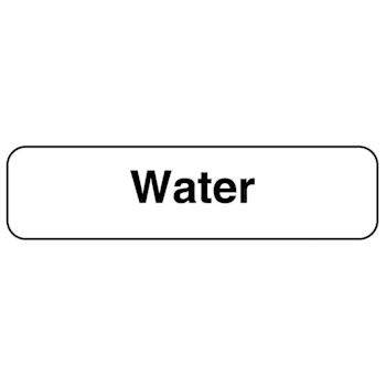 Rrd Water Beverage Identification Labels 1-1/4" X 5/16"