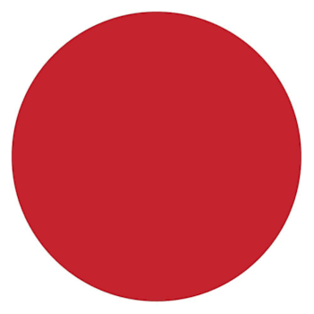 Rrd Vinyl Circles 1/2"Red