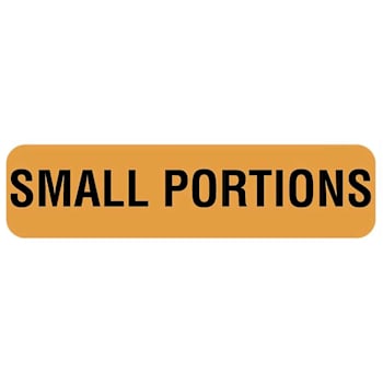 Rrd Small Portions Nutrition Communication Labels 1-1/4" X 5/16"