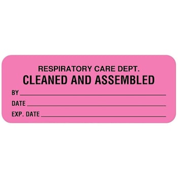 Rrd Respiratory Care Label 2-1/4" X 7/8"