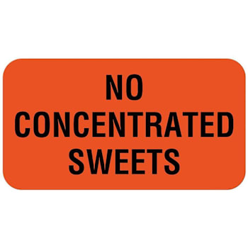 Rrd Nutrition Communication Label 1-5/8" X 7/8"