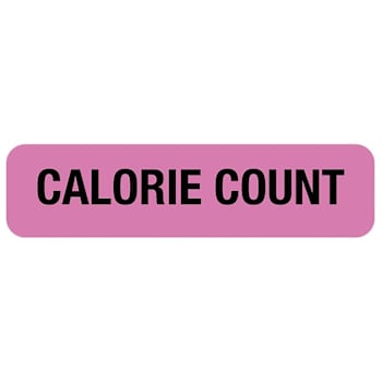 Rrd Calorie Count Nutrition Communication Labels 1-1/4" X 5/16"