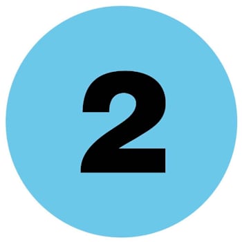 Rrd Numeric Inventory Label 1" X 1"