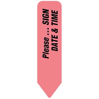 Rrd Uniarrow Flag 1-5/8" X 2-1/4" Package Of 150