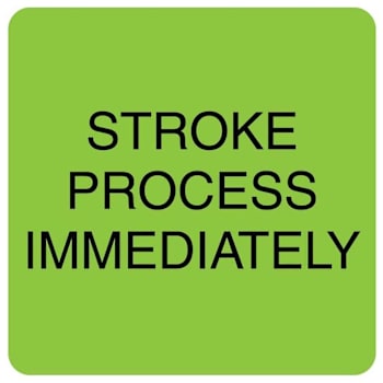 Image for Rrd Stroke Process Immediately 2-1/2" X 2-1/2" from HD Supply