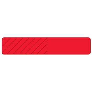 Rrd Uniflag30 1" X 3/16" Red Package Of 900