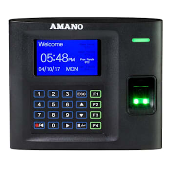 Amano Time Guardian Fingerprint Mtx-30 Complete Package W/Wi-Fi