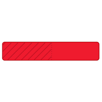 Rrd Uniflag15 1" X 3/16" Red Package Of 450