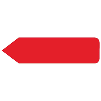 Rrd Uniarrow Jr. Spacesaver Flag 1-3/16" X 5/16" Red Package Of 300