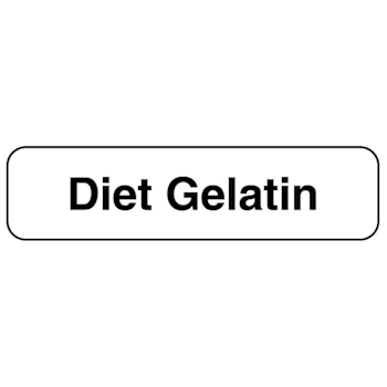 Rrd Diet Gelatin Food Identification Labels 1-1/4" X 5/16"