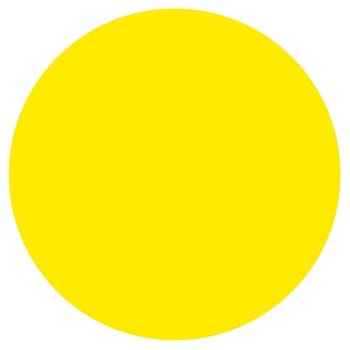 Rrd Paper Circles 3/4"Fl Yellow