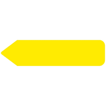 Rrd Uniarrow Plus Flag 1-3/4" X 13/32" Yellow
