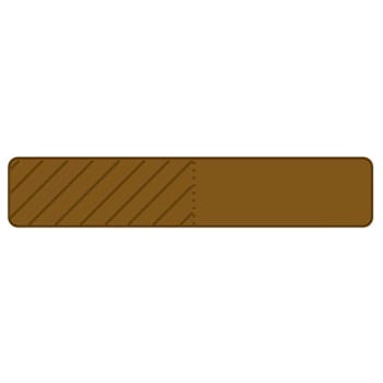 Rrd Uniflag30 1" X 3/16" Brown Package Of 900