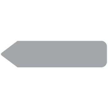 Rrd Uniarrow Flag 2-1/4" X 9/16" Gray Package Of 150