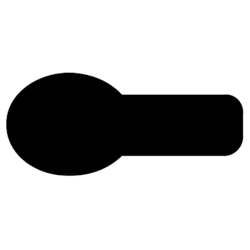Rrd Unimark Flag 3/4" X 5/16" Black Package Of 520