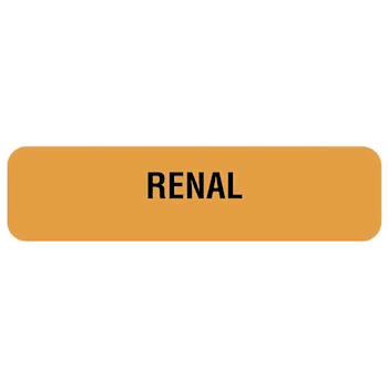 Rrd Renal Nutrition Communication Labels 1-1/4" X 5/16"