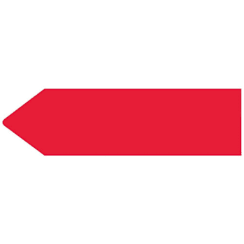Image for Rrd Uniarrow Spacesaver Flag 2" X 9/16" Red Package Of 150 from HD Supply