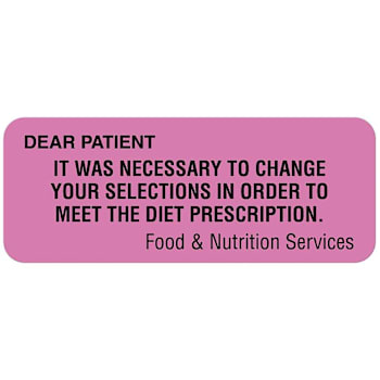 Rrd Communication To Patient Labels 2-1/4" X 7/8"