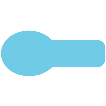 Rrd Unimark Flag 3/4" X 5/16" Light Blue Package Of 520