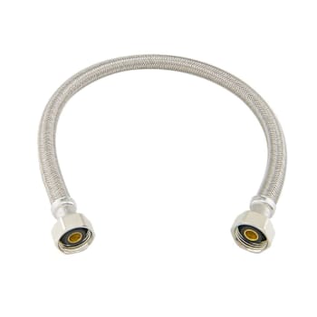 Image for Brasscraft Braided Polymer Faucet Connector, 1/2" FIP X 1/2" FIP X 20" Length from HD Supply
