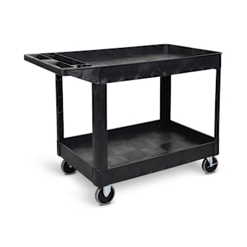 Luxor Two-Shelf Heavy-Duty Utility Cart