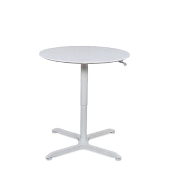 Image for Luxor 36" Pneumatic Height Adjustable Round Café Table from HD Supply