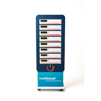 Luxor Kwikboost® 8-Bay Multi-Device Charging Locker With Custom Graphics