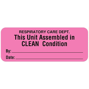 Rrd Respiratory Care Label 2-1/4" X 7/8"
