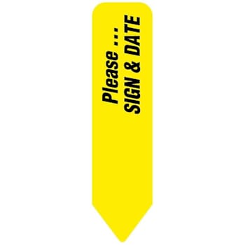 Rrd Uniarrow Flag 2-1/4" X 9/16" Package Of 150