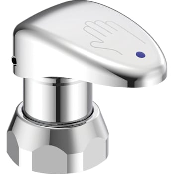 Image for Delta Commercial Instit Parts Single Metering Handle ADA Blue from HD Supply