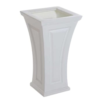 Cambridge 28in Tall Planter - White