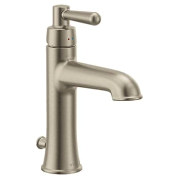 Image for Cleveland Faucet Group Ember Brushed Nickel One-Handle Low Arc Bathroom Faucet from HD Supply