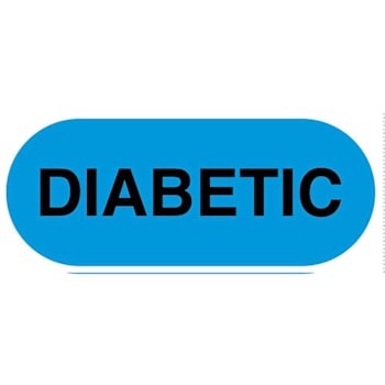 Image for Rrd Wristband Alert Labels 5/8"X1/4" Diabetic Package Of 300 from HD Supply