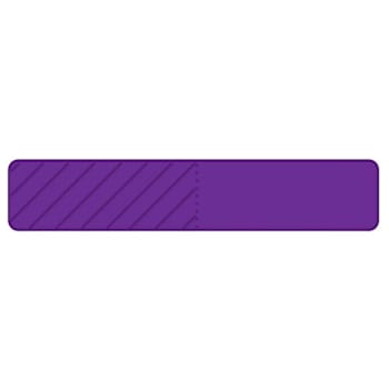 Rrd Uniflag30 1"X3/16" Purple Package Of 900