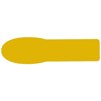 Rrd Extra Large Uniflag 2-1/4"X5/8" Gold Package Of 90