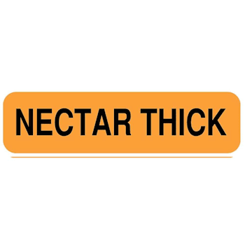 Rrd Nectar Thick Nutrition Communication Labels 1-1/4"X5/16"