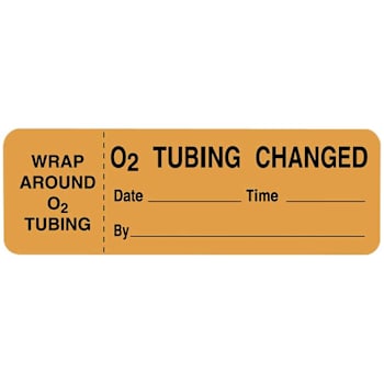 Rrd Oxygen Therapy And Treatment Label 3"X1"