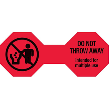 Image for Rrd Do Not Throw Away Cord Label 5"X2" from HD Supply