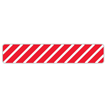 Rrd Uniflag15 Striped 1"X3/16" Package Of 450