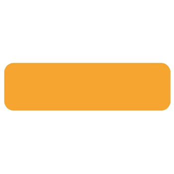 Rrd Vinyl Rectangle 7/8"X1/4" Orange