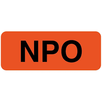 Rrd Fluid / I&o Label 2-1/4"X7/8"