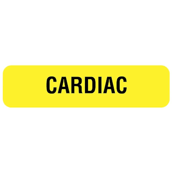 Rrd Cardiac Nutrition Communication Labels 1-1/4"X5/16"
