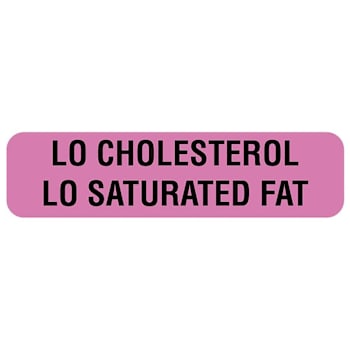 Image for Rrd Lo Cholesterol Lo Saturated Fat Nutrition Communication Labels 1-1/4"X5/16" from HD Supply