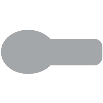 Rrd Unimark Flag 3/4"X5/16" Gray Package Of 520