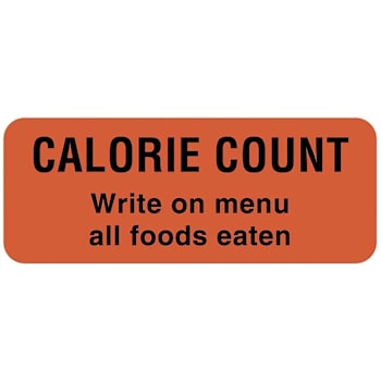 Rrd Calorie Count Labels 2 1/4 quot X7/8 quot HD Supply