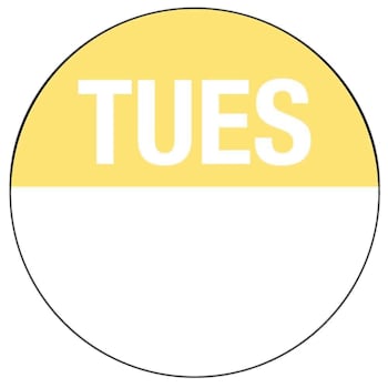 Rrd Tuesday Inventory Label 7/8"X7/8"