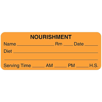 Rrd Nourishment Labels 3"X1-1/8"